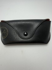 VINTAGE Ray Ban Eye Glasses/Sunglasses Snap Case BLACK  RED 2 in Made in Italy