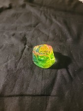 Vintage Mystic Glass Rose Multi-colored