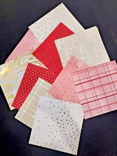 Stampin'Up! TEXTURED METALLIC SPECIALTY DSP (18) Sheets-Double Sided