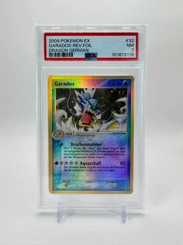 Garados (Gyarados) Reverse Foil 32/97 Pokemon Card EX Dragon PSA 7 GERMAN