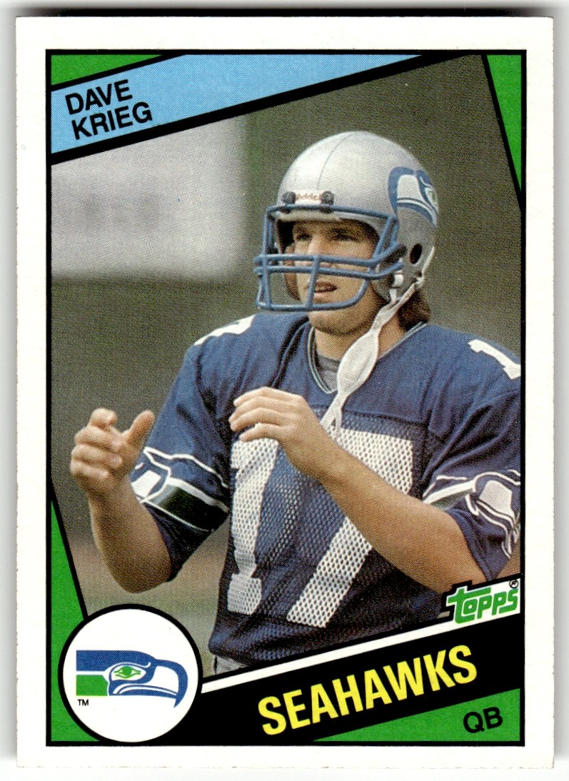 Dave Krieg | 1984 Topps #195 - Seahawks