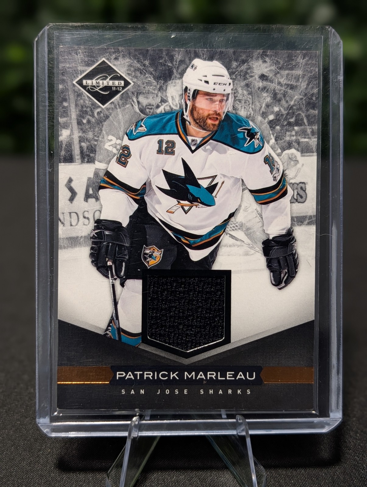 2011-12 Panini Limited Patrick Marleau #66 Materials #/99 San Jose Sharks