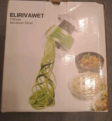 Gemüseschneider Spiralisierer für Gemüse - 4 in 1 Handspiralisierer Spirali