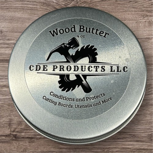 4 oz Beeswax Board Butter to Condition and Maintain Handcrafted Wood Items