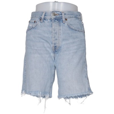 Zara, Jeans Shorts, Größe: 34, Blau, Baumwolle, Einfarbig, Denim, Damen #9yI