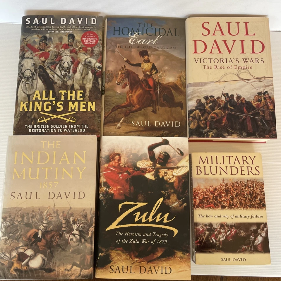 War Military Bundle Lot x6 Saul David The Indian Mutiny, Zulu, Victoria's Wars.. - Image 2 of 4