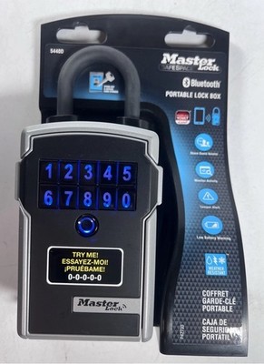 Master Lock 5440D 3-1/4-inch Wide Bluetooth  Electronic knob Mount Lock Box New