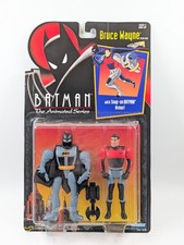 1992 Kenner New The Animated Series Batman Bruce Wayne Snap-on Armor