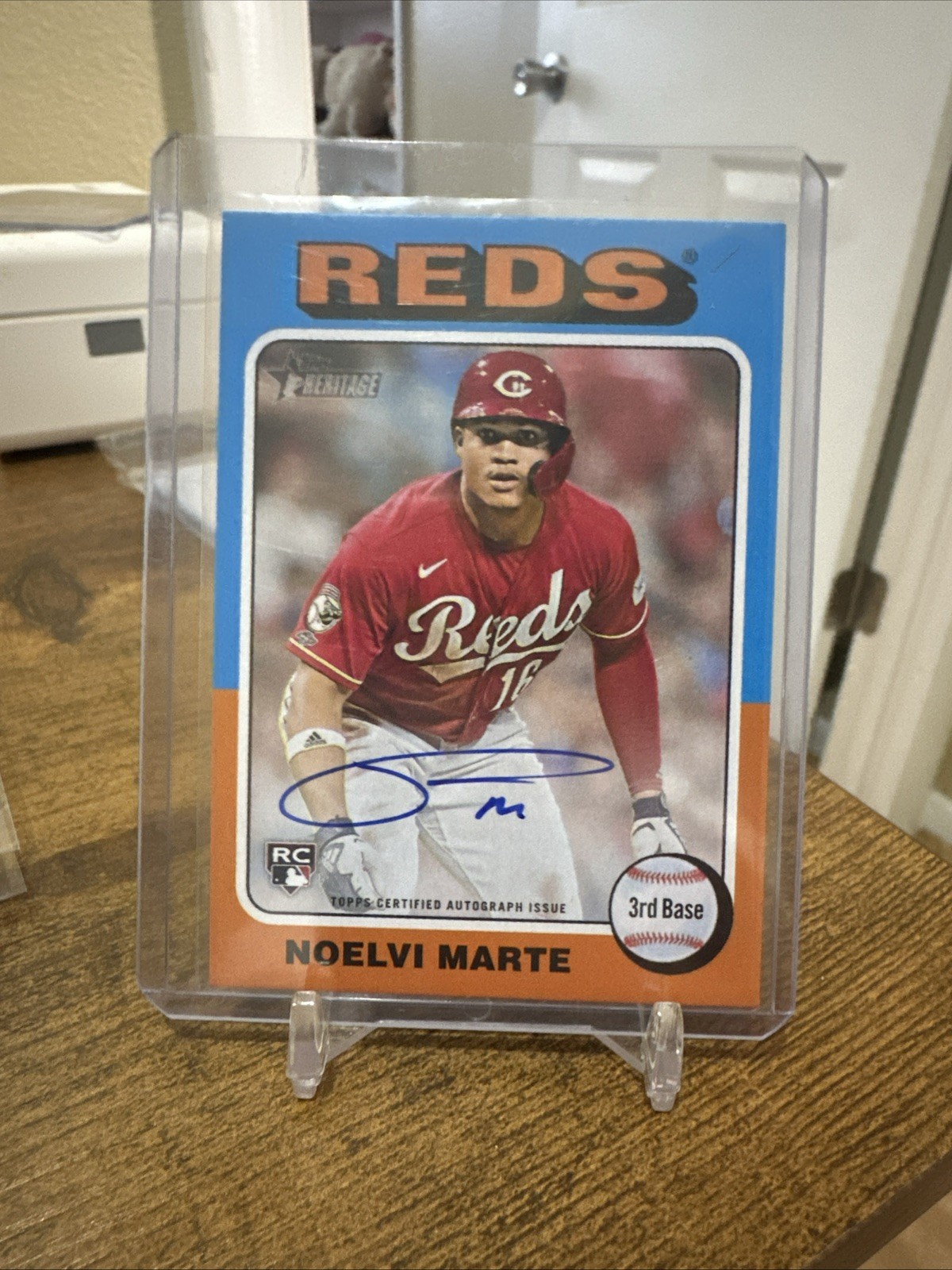 1013008 - 2024 TOPPS HERITAGE HIGH NUMBER NOELVI MARTE ROA-NM REAL ONE AUTO RC