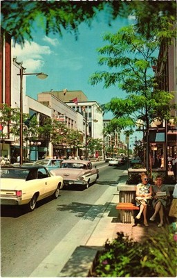 Dundas Street West of Market Lane, Looking East Postcard Unposted