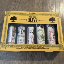 Korres Pure Greek Olive Blossom & Verbena Body Cream Shower Gel Shampoo sealed
