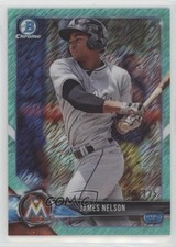 2018 Bowman Chrome Prospects Aqua Shimmer Refractor /125 James Nelson #BCP33 mr0