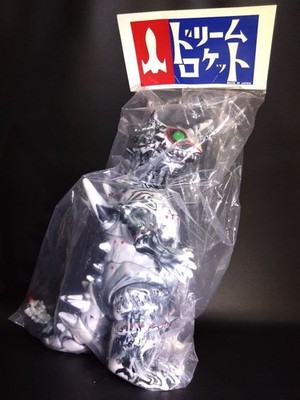 Dream Rocket Monster Robot (Black and White Marble) Soft Vinyl