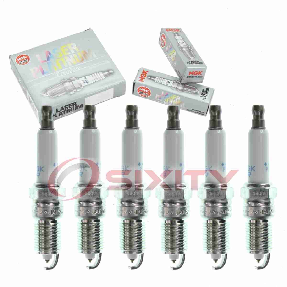 6 pc NGK Laser Platinum Spark Plugs for 1997-2001 Chevrolet Venture 3.4L V6 tx
