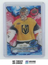 2021-22 Upper Deck Ice Premieres Rookie Red Logan Thompson /399 #212 Vegas