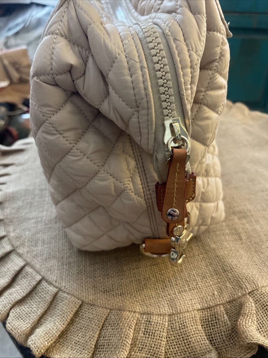 MZ WALLACE Medium Sutton Deluxe Tote Beige. View 2