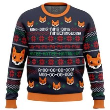What does the Fox say Ugly Sweater Party ugly sweater ideas Ugly Christmas Swea