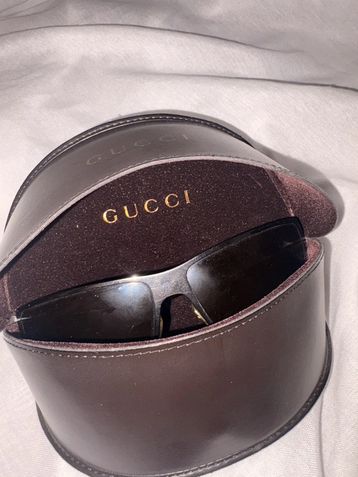 Gucci Vintage Dark Ruthenium Gray Metal Sunglasses, model GG 1821/ S - Image 2 of 4