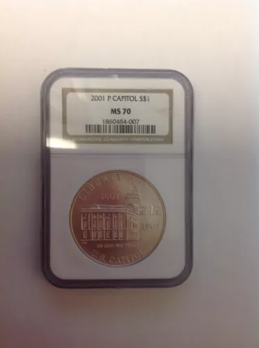 2001 P Capitol S$1 MS 70 NGC