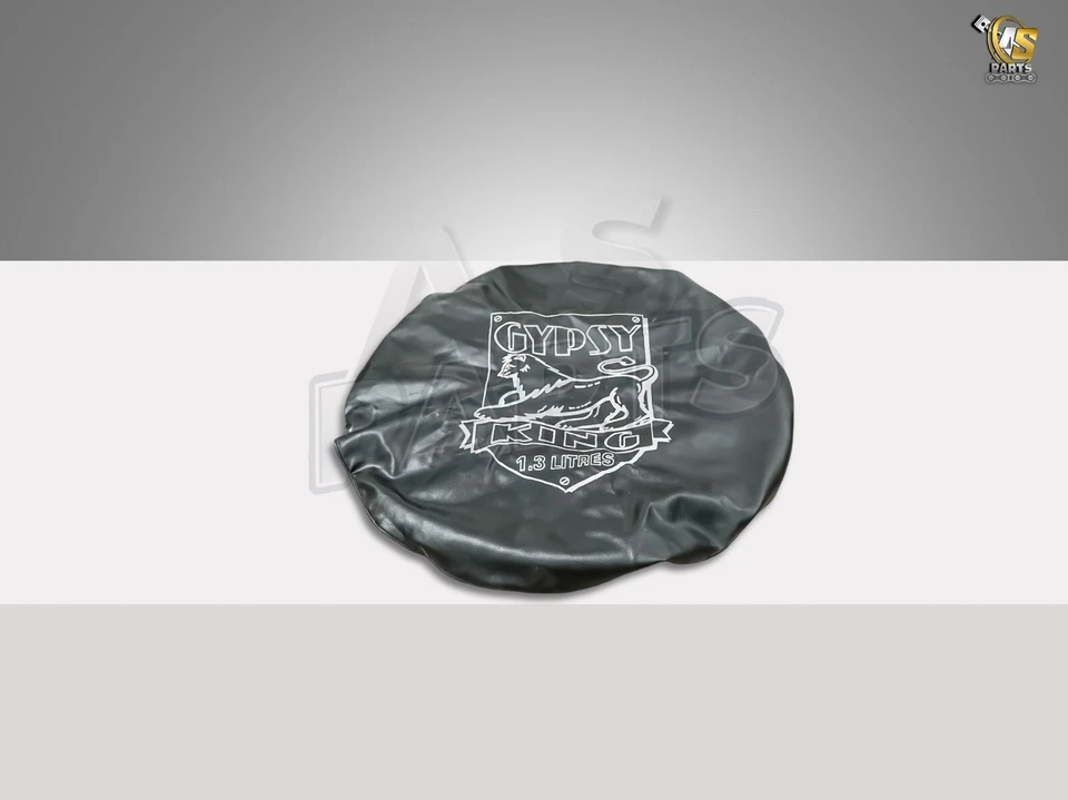 Cubierta de rueda trasera negra suave Suzuki Samurai Gypsy King Foto 3 de 4