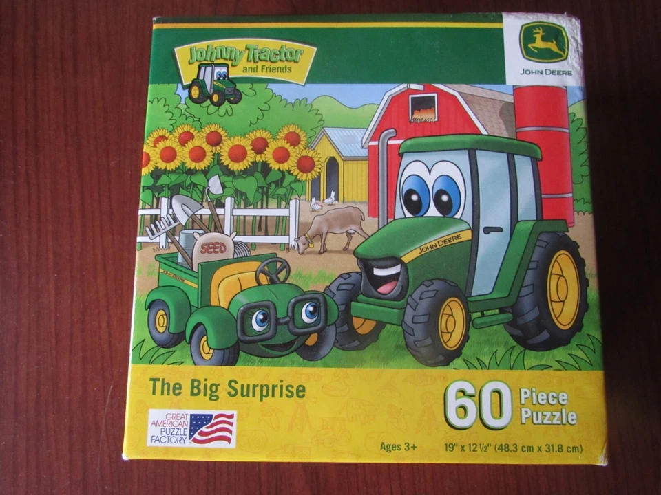 John Deere 60 piece puzzle The Big Surprise plus John Deer Flashlight - Image 3 of 4