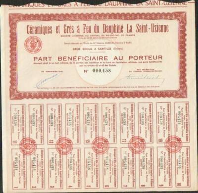 KERAMIK & SANDSTEIN mit FEUER du DAUPHINE, Teil (LA SAINT-UZIENNE DROME 26) (V)