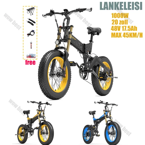 Lankeleisi X3000 PLUS Elektrofahrrad 1000W 20ZOLL E-Citybike 17.5AH Mountainbike - Bild 3 von 31