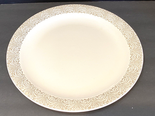 Royal China Lamar 22K Gold Brotherhood of Potters Chop Plate 12" Gold Filigree - Picture 4 of 8