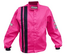 PINK KIDS , JUNIOR , JR , FIRE SUIT RACE SUIT JACKET SFI 3-2A/1 SIZE 5
