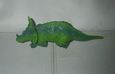 6 INCH LONG GREEN TRICERATOPS FIGURE
