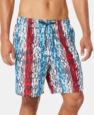 Speedo Men's Americana Star Racer Volley 8" Swim Trunks, Choose Size
