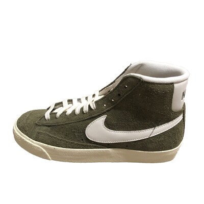 women's nike suede blazer mid vintage sneakers olive