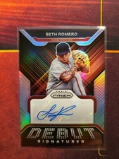 2022 Panini Prizm Seth Romero Auto Debut Signatures RC Prizm Silver