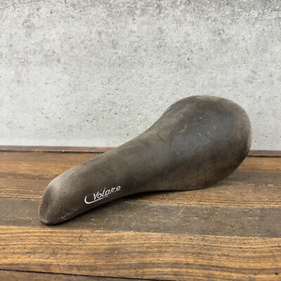 Vintage Cinelli Volare Seat Saddle 80s Brown Suede Eroica Road