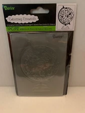 #57 Darice Embossing Folder Essentials  " GLOBE  "  #30023104