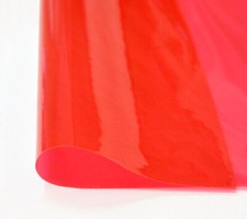 Crimson Dark Red Tinted Vinyl 10 Gauge PVC Transparent Plastic Fabric by the yd.