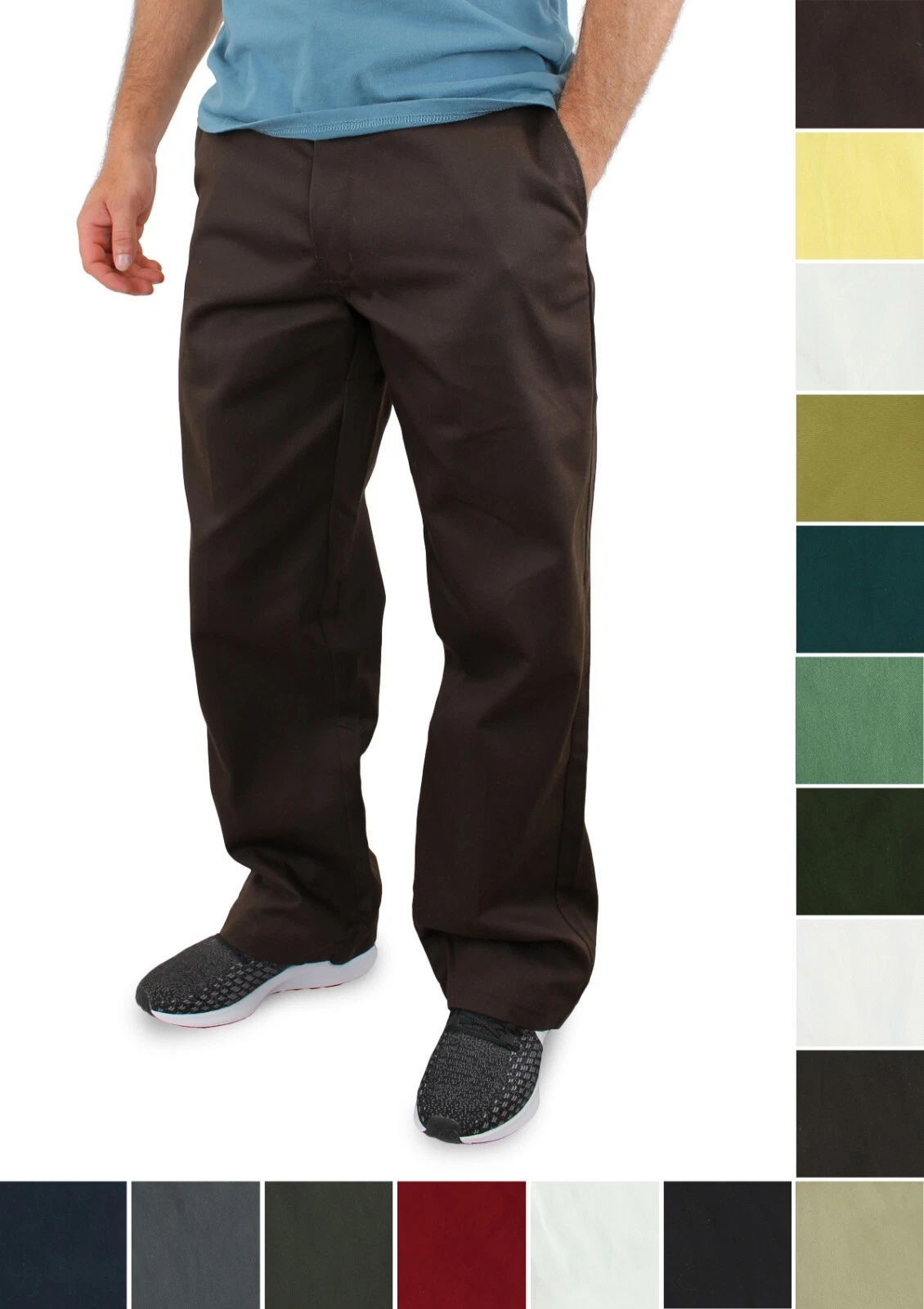 Dickies Men's Work Pants 874 Original Fit Reinforced Straight Leg 4-Pocket Pants
Opens in a new wind