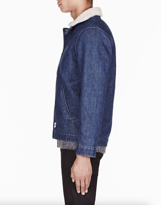 CARHARTT WIP X A.P.C. BRISTOL JACKET I015993 Blue Stone Washed XXL