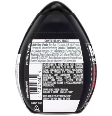 MiO Energy Water Enhancer Black Cherry With Caffeine - 1.62 Oz
