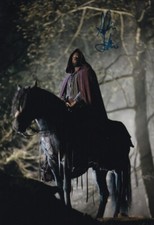 ADRIAN LESTER signed Autogramm 20x30cm MERLIN in Person autograph COA