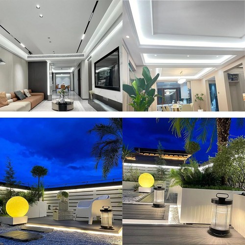 50ft 110V COB LED Light Strip 480LEDs/m Waterproof Indoor Outdoor Boat Car Decor - Picture 32 of 44