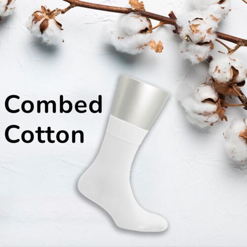 Cosyfeel® Women Crew Dress Socks 4-Pack Cotton Material Durable Seamless Toe - Picture 5 of 80