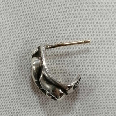 CHROME HEARTS 14k post CARVED TEARDROP Earrings | eBay