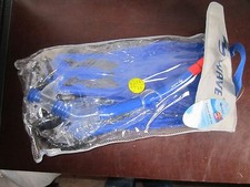 NEW Wave Snorkel, Mask  Fins Explorer MSF Set In Bag Blue Size 3-6 Age 12  Up