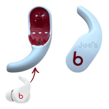 Genuine OEM Beats Fit Pro Wingtips Replacements Ear Hook Rubber LEFT White Red