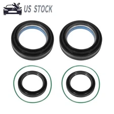 Front Axle Knuckle Vacuum & Tube Seal Kit for 98-04 Ford F250/350/450 Super Duty