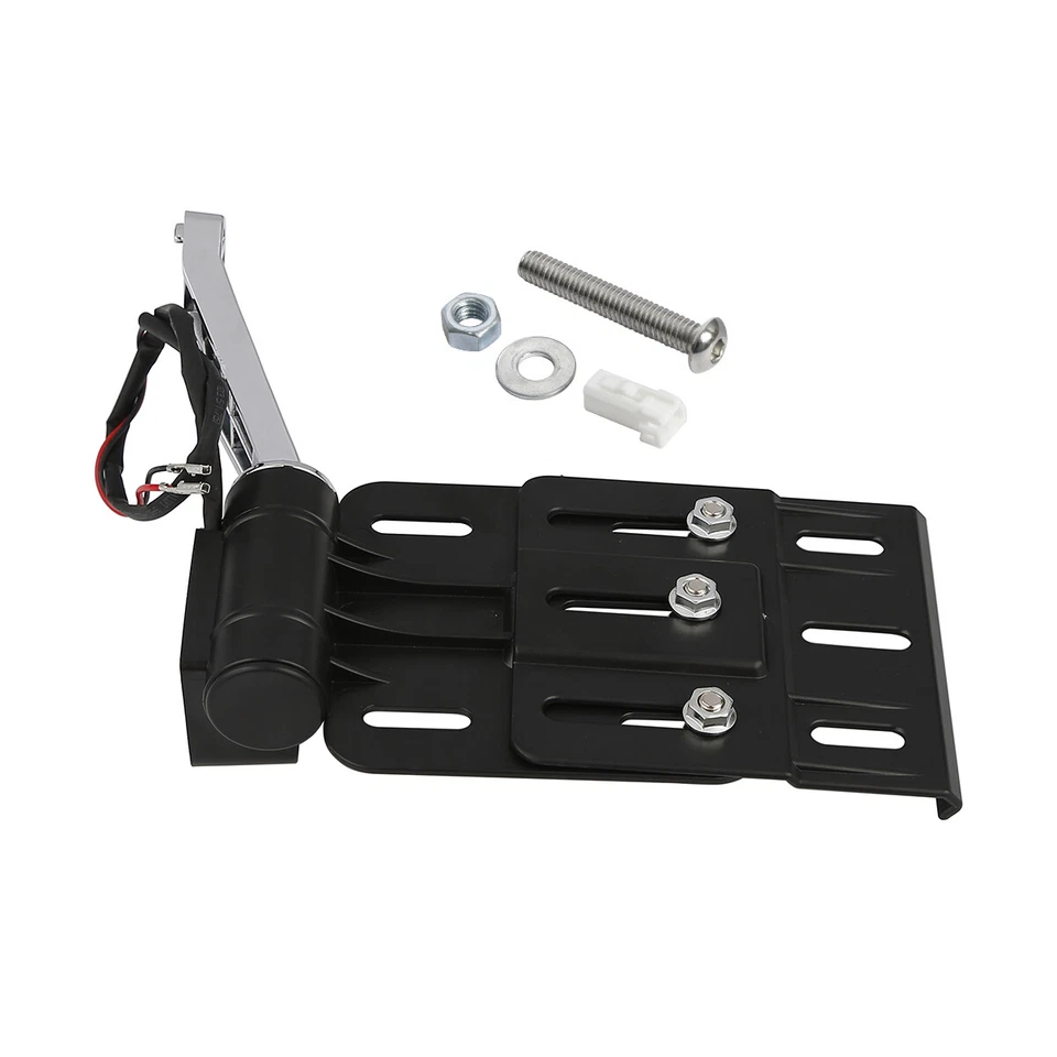 Suporte de placa de licença LED montagem lateral compatível com Harley Sportster 1200 personalizado 04-16 - Imagem 3 de 4