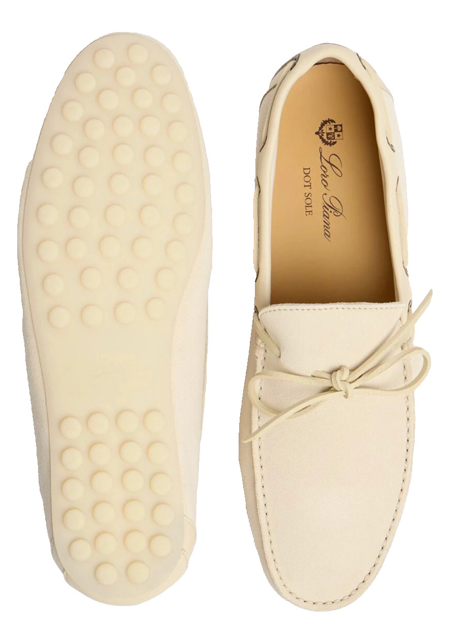 Loro Piana LP Dots Roadster Dot Sole Walk Moccasin Loafers Shoes Sneakers 45
