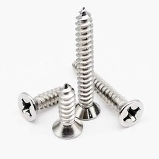 SUS304 Mini Micro Phillips Flat Countersunk Head Self-tapping Wood Screw