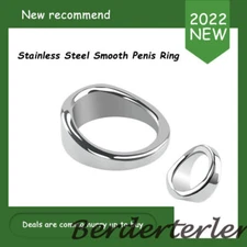 Stainless Smooth Steel Ring for Male Delay Rings Ball Stretcher Device